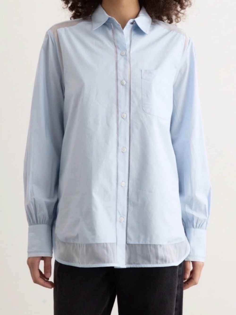 Rag & Bone Maxine Light Blue Button-Down Size XS $228 MSRP